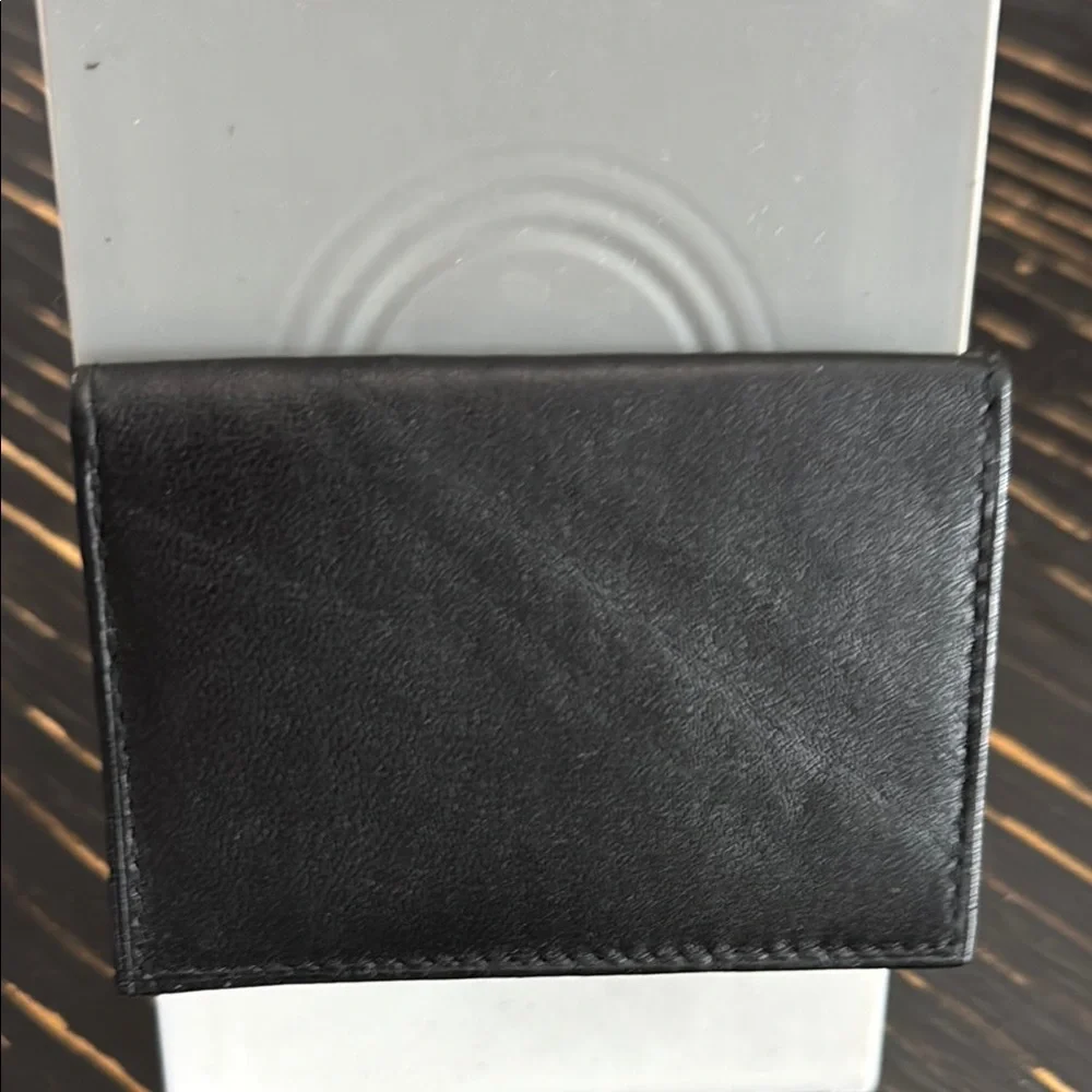 Genuine Leather Men’s 4 slot/pocket Card Holder ID Pocket Wallet